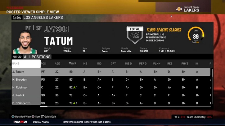 Best MyLeague Fantasy Draft Tips in NBA 2K21