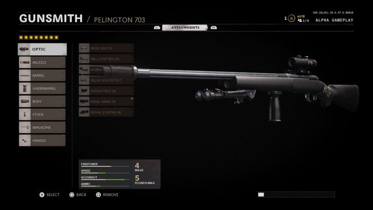 Gunfighter Perk Pelington Loadout