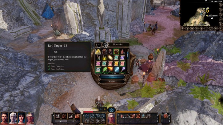 baldurs gate enhanced edition tutorial pickpocket