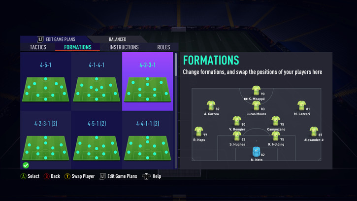 formation fifa 21 bayern