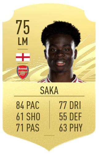 saka fifa 21