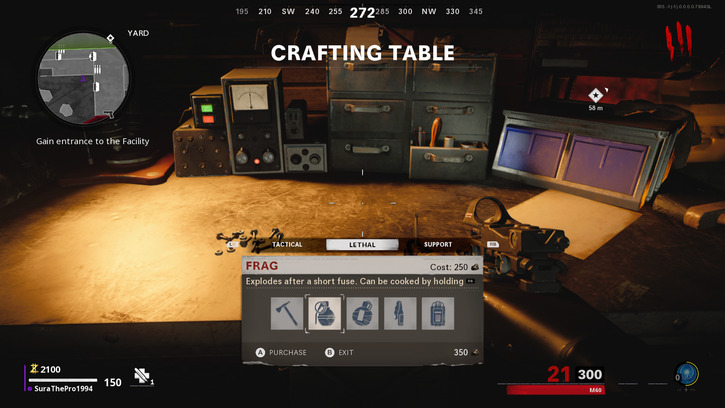 crafting table cold war zombies 3