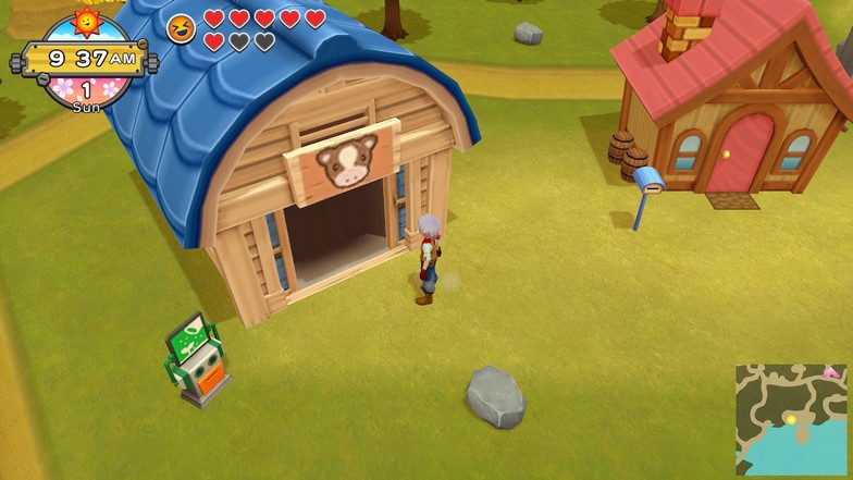 Animal Barn Upgrade in Harvest Moon One World