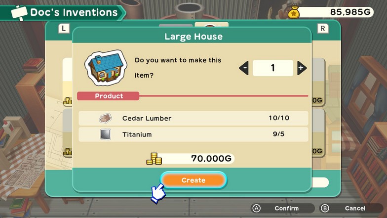 House Upgrade Harvest Moon One World