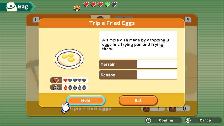 Cooking Eggs Harvest Moon One World