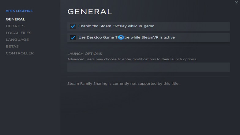 Steam Games Launch Options