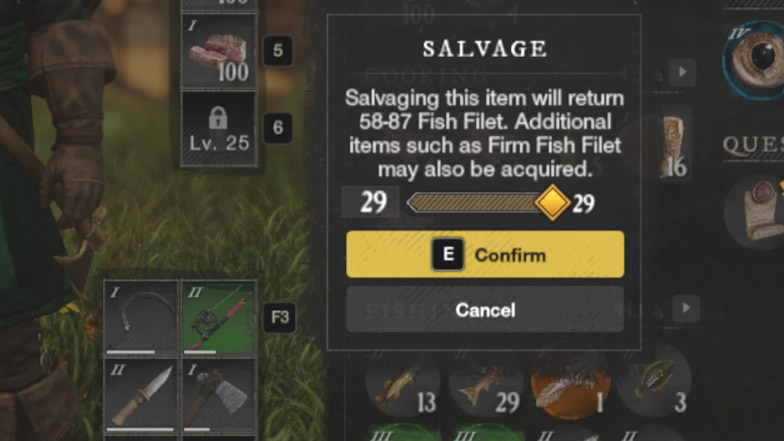 Salvaging fish