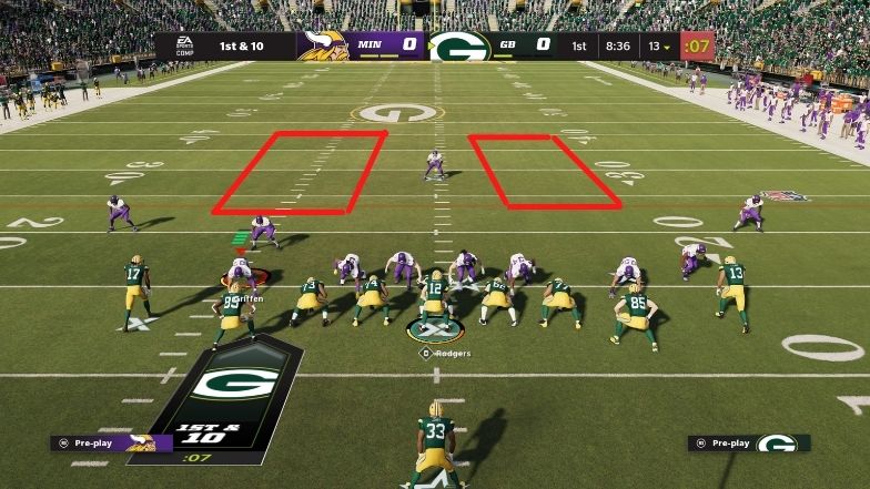 Madden 22 Man Defense Beater: Singleback Wing Flex Close - PA