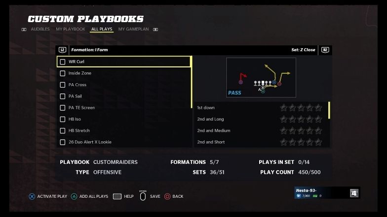 Creating a custom offensive playbook