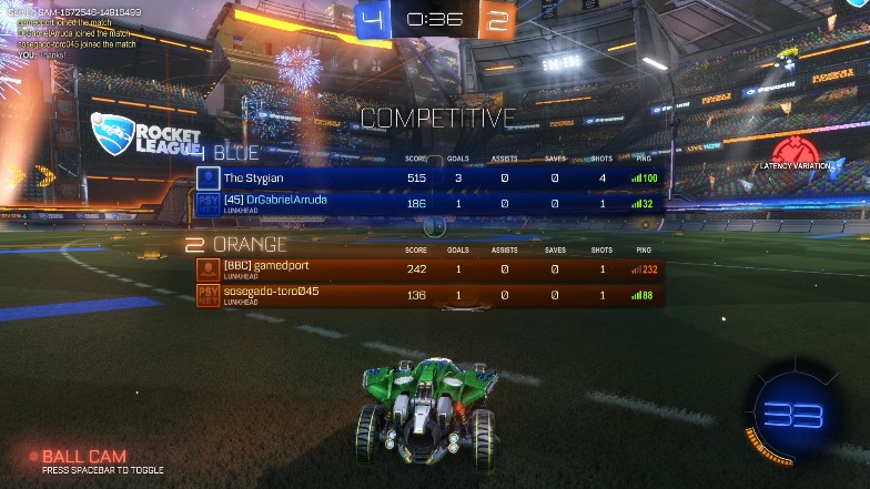 In chat pc to how rocket league Rocket League