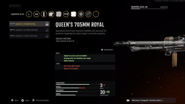 Barrel Queens 705MM Royal           