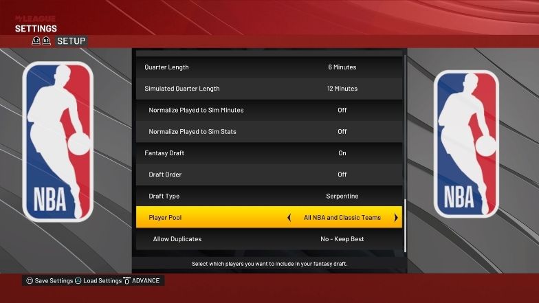 Best MyLeague Fantasy Draft Tips in NBA 2K22