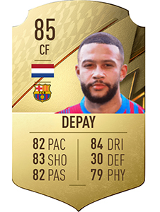 Memphis Depay  in FIFA 22