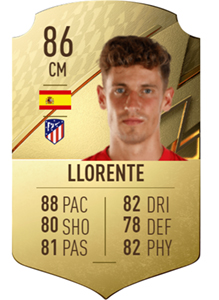 Marcos Llorente in FIFA 22