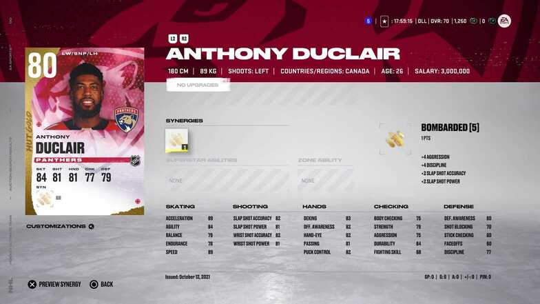 5 Anthony Duclair            