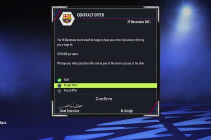 Request a transfer in FIFA 22