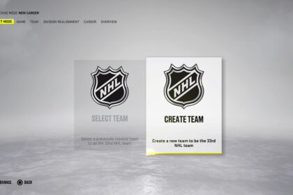 NHL 22 Franchise Custom Team