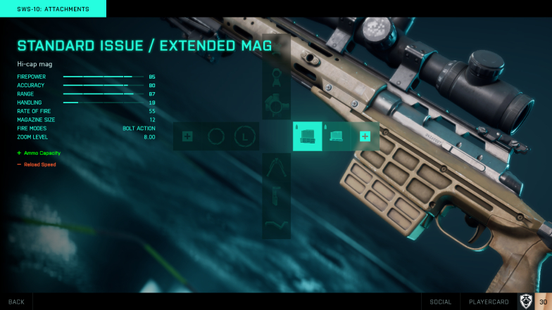 The Best SWS-10 Attachments in Battlefield 2042
