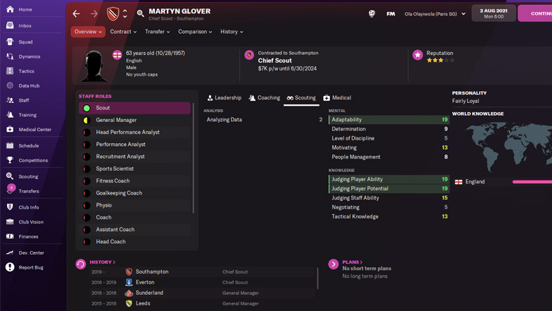 how to create scouting assignment fm22