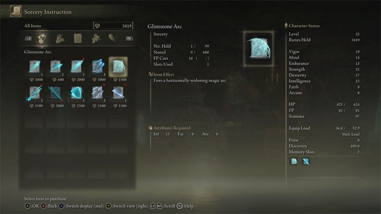 elden ring magic vendor