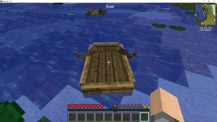 how to get pet out of boat minecraft