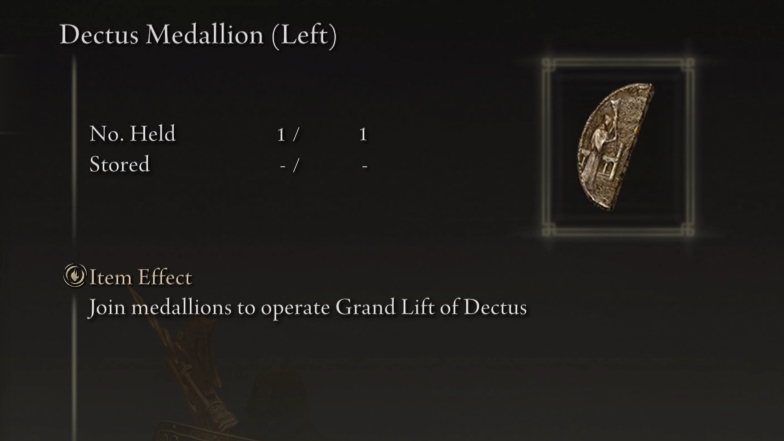 Dectus Medallion Left