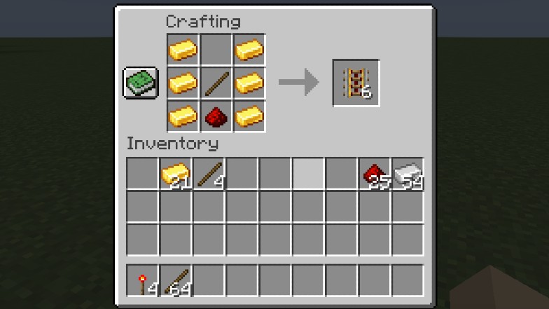 How to make Rails in Minecraft