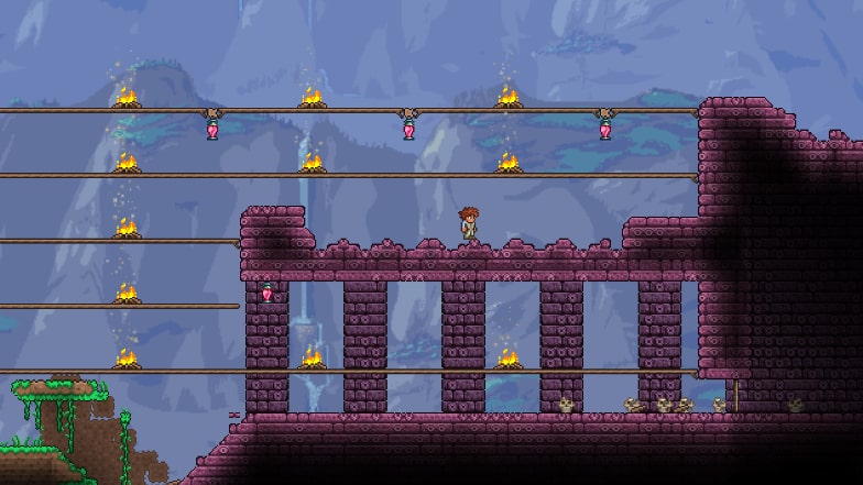 How is this for an expert mode arena/house? : r/Terraria