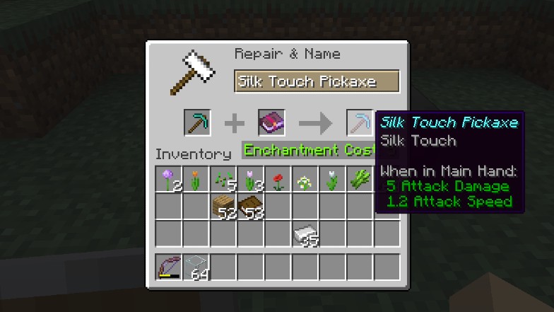 silk touch minecraft how to get