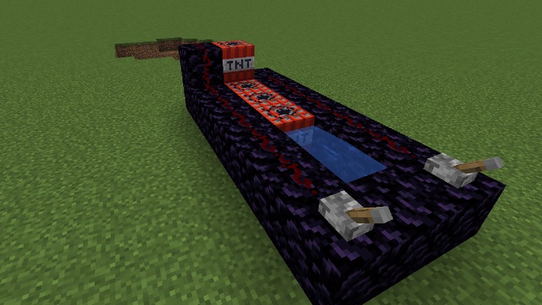 hwot to make a tnt launcher minecraft