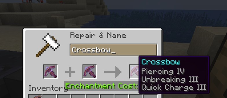 crossbow enchantments