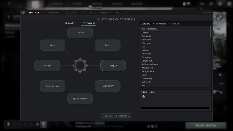 how to forfeit chat wheel