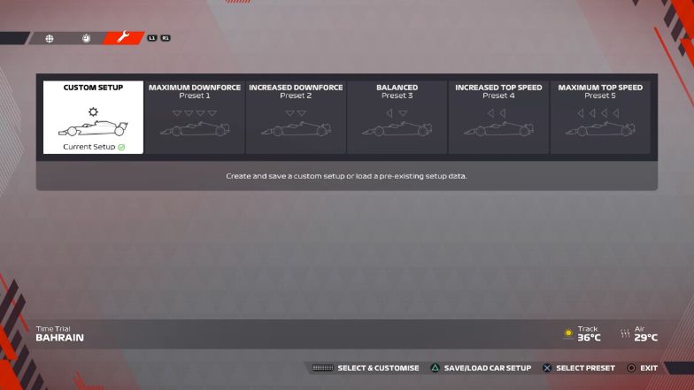 Car Setup Guide F1 22 for each circuit