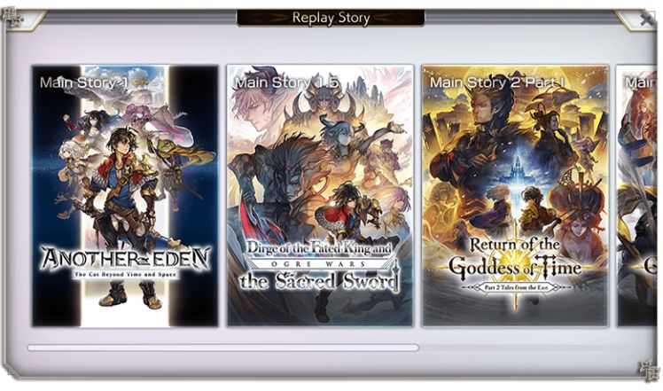 Another Eden best games like epic seven