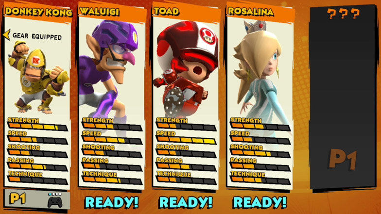 best mario strikers squad