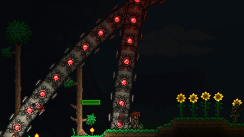 Explaining Terraria's FIRST Worm Boss! (eaterofworlds) #terraria