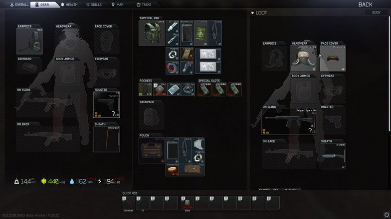 Dead Scav Ushanka Loot