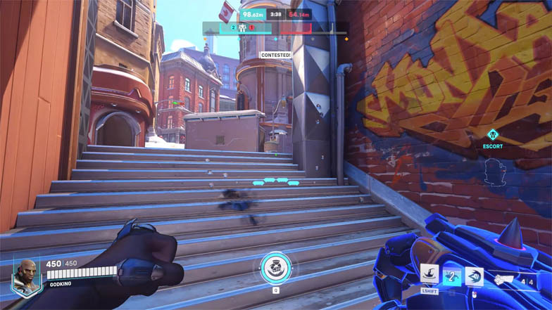 Doomfist stair slide