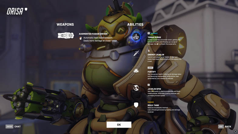 Orisa abilities