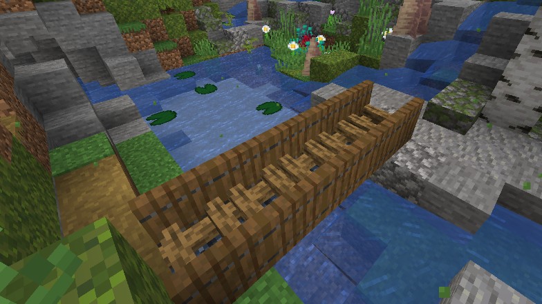 minecraft simple bridge