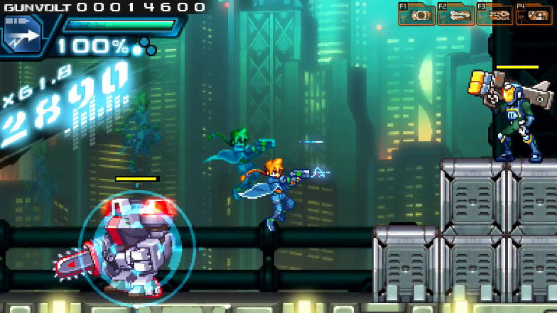 gunvolt gameplay