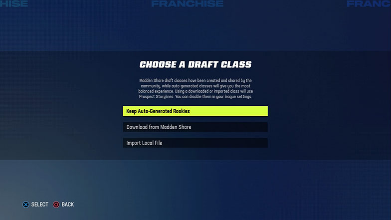 Madden 23 Fictional Draft Classes available for Xbox One. Each class is  accompanied by a 150+ page scouting guide, housed in a Google Drive folder  I'll link below. It's tough to get