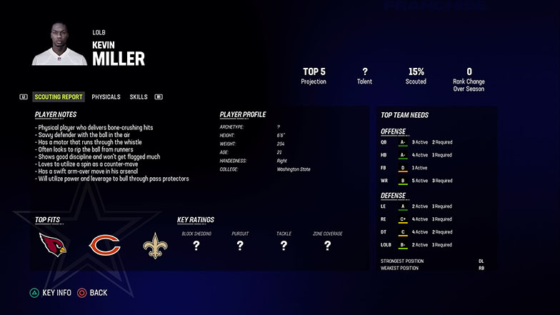 Player profile
