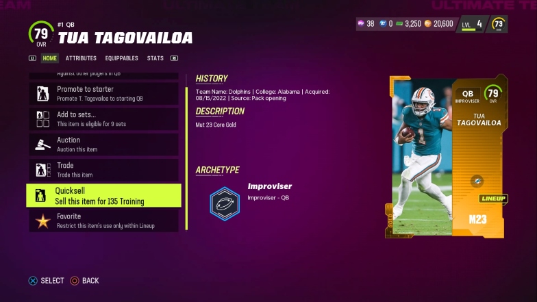 Madden 23 Ultimate Team Quicksell Values: Full List of Prices