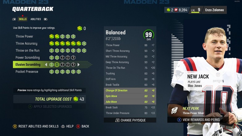 Skill Point 99 Overall Rating