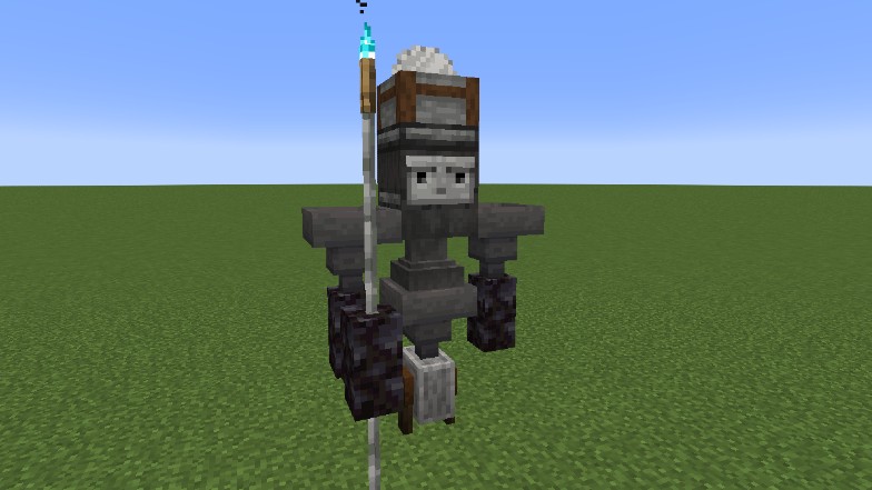 minecraft simple statues