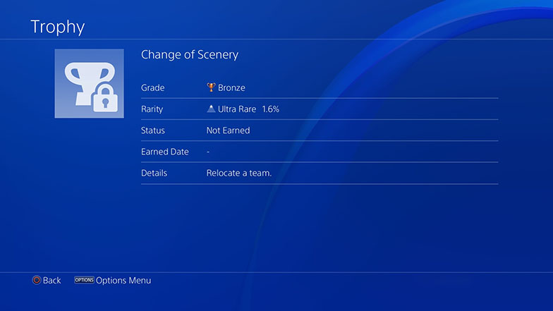 Madden 23 Change of Scenery trophy