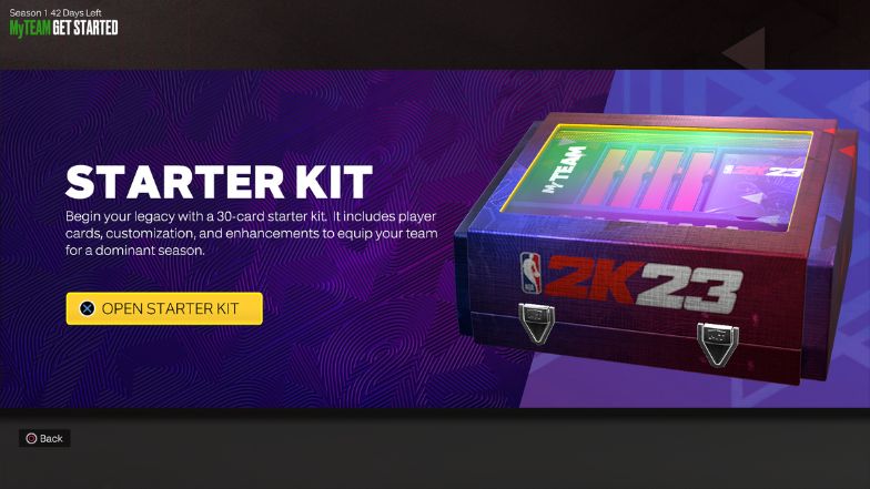 MyTeam Get Started Pack