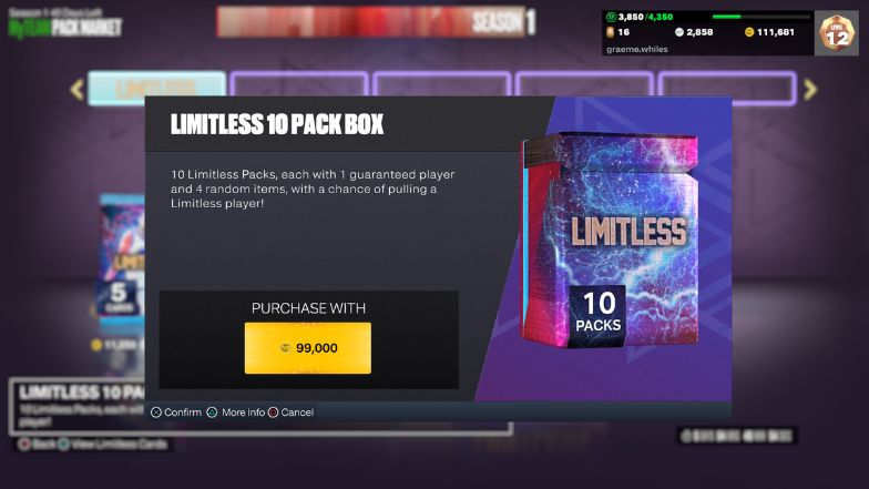 MyTeam Top Steph Curry Limitless