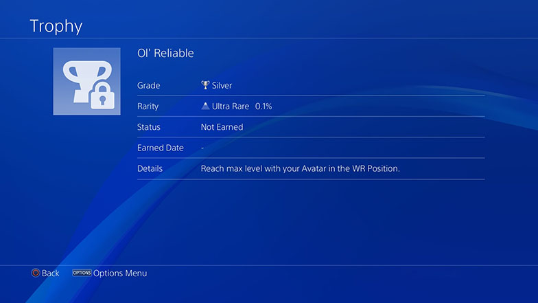 Madden 23 Ol Reliable trophy